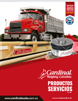 Catalogo de productos Cardinal Weighing Colombia