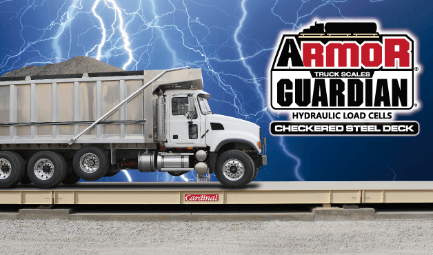 Báscula camionera armor guardian Cardinal weighing colombia 