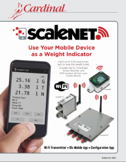 App scalenet para pesaje industrial Cardinal Weighing Colombia