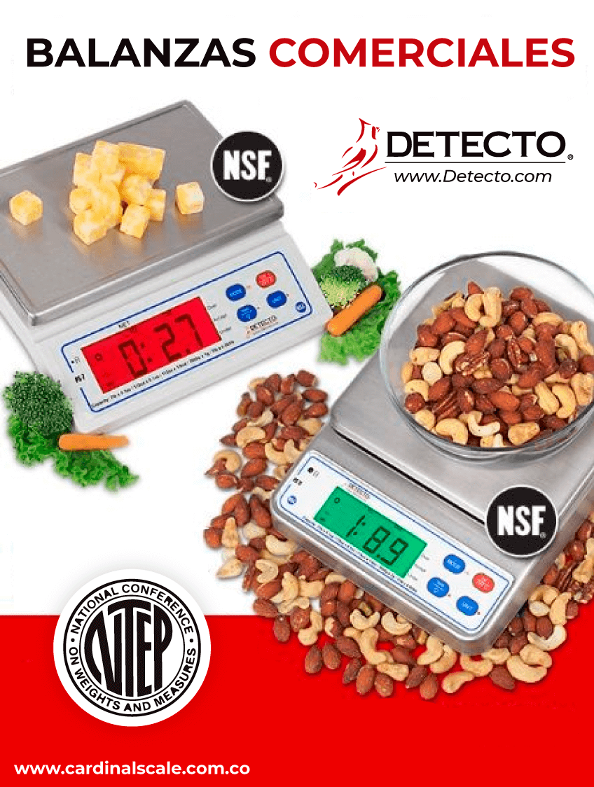 Balanzas con aprobación de modelos NTEP Cardinal Weighing Colombia