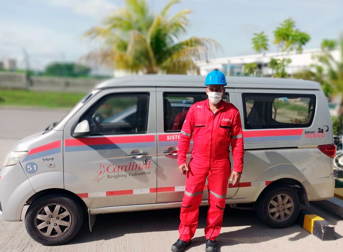 Ténico Reparador de sistemas de pesaje industrial Cardinal Weighing Colombia